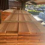Ca. 45x Douglas planken geschaafd, 28x195mm, lengte 300cm